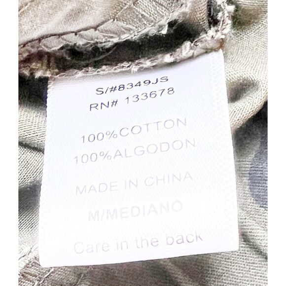 Love Tree Camouflage Camo Cargo Bomber Jacket. Coat. Military. Medium. - Picture 6 of 7